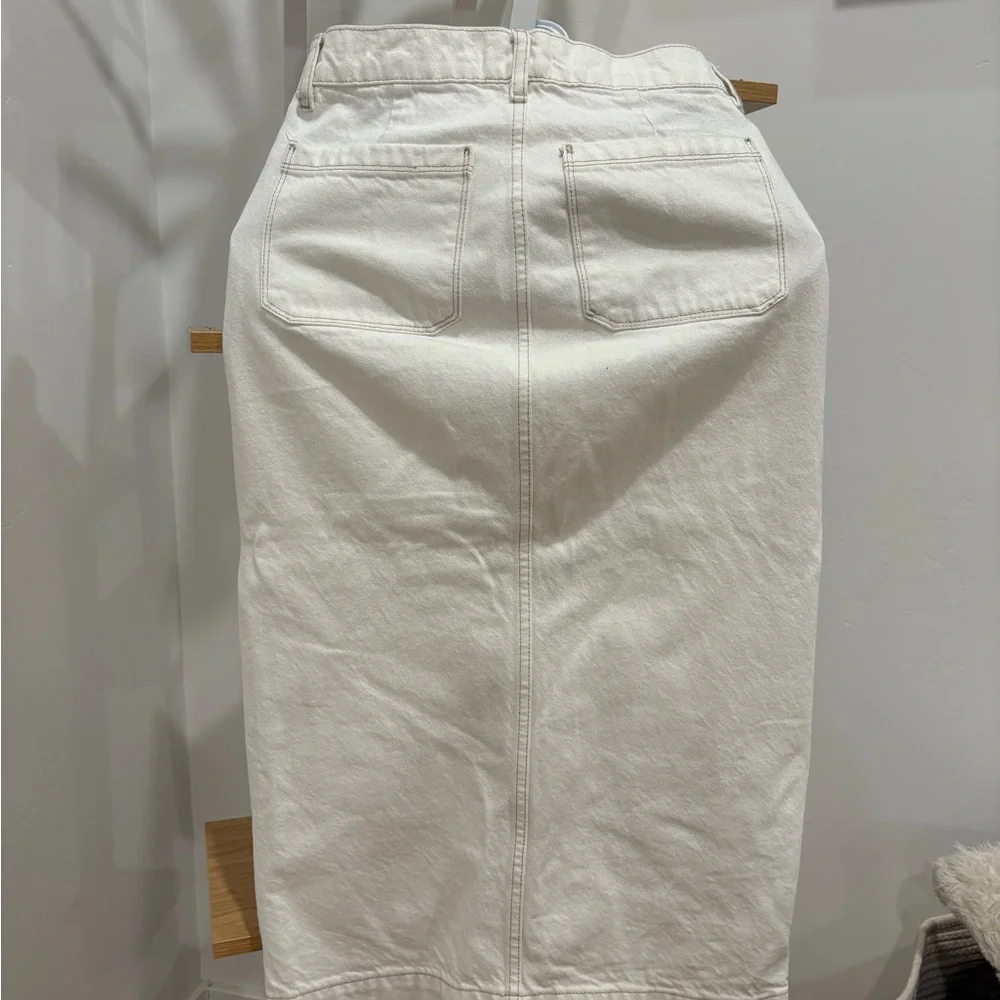 Frame Denim Off-White Skirt - Picture 2 of 3